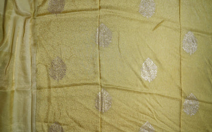 Gold Embroidery Tissue Saree