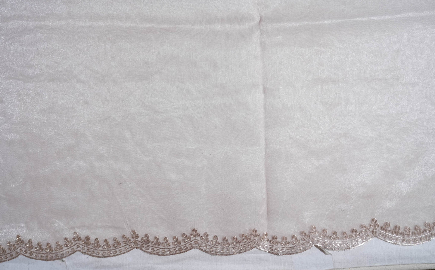 Pastel Embroidery Tissue Saree