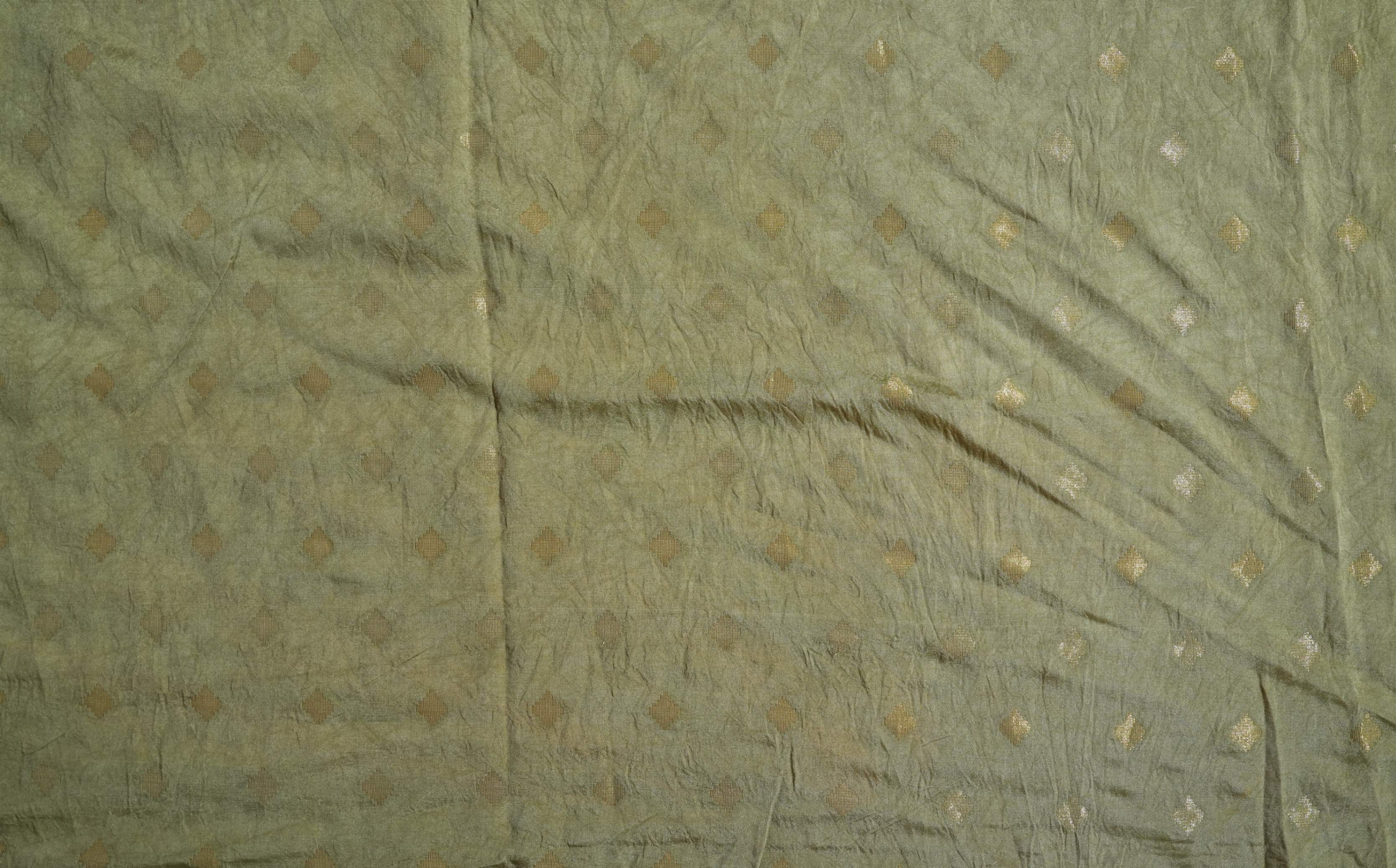 Gold Embroidery Tissue Saree