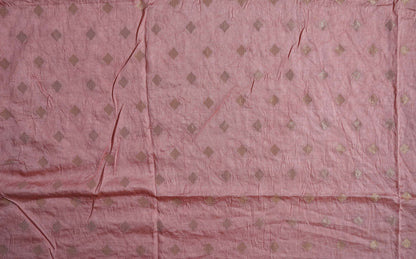 Pink Embroidery Organza Saree