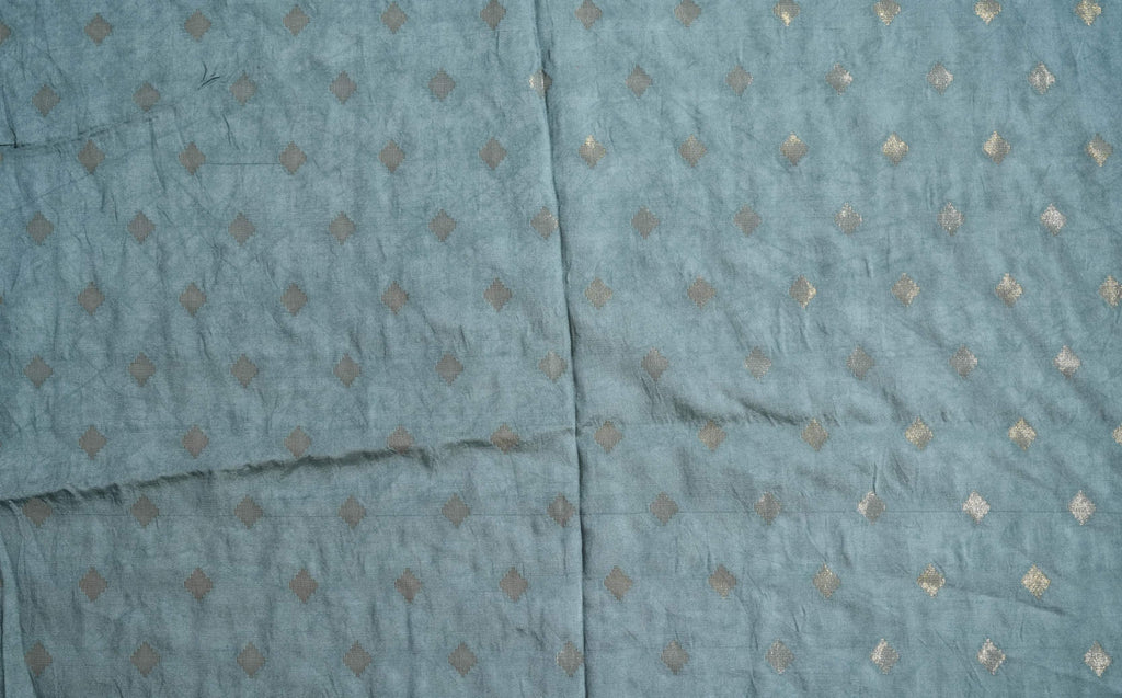 Ferozi Embroidery Tissue Saree