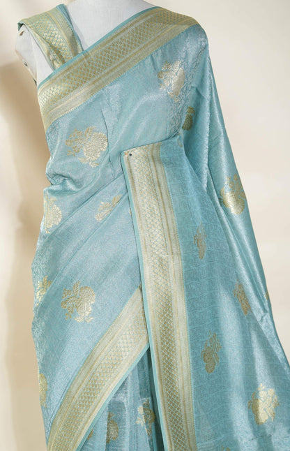 Ferozi Banarasi Tissue Saree