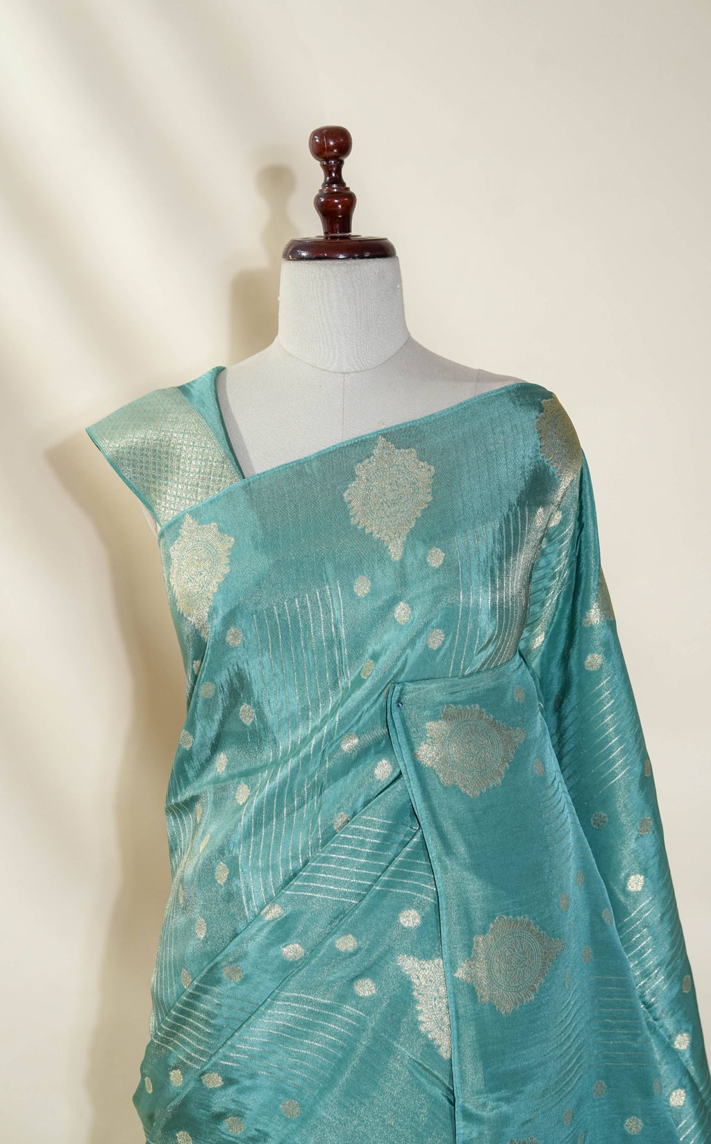 Ferozi Banarasi Tissue Saree
