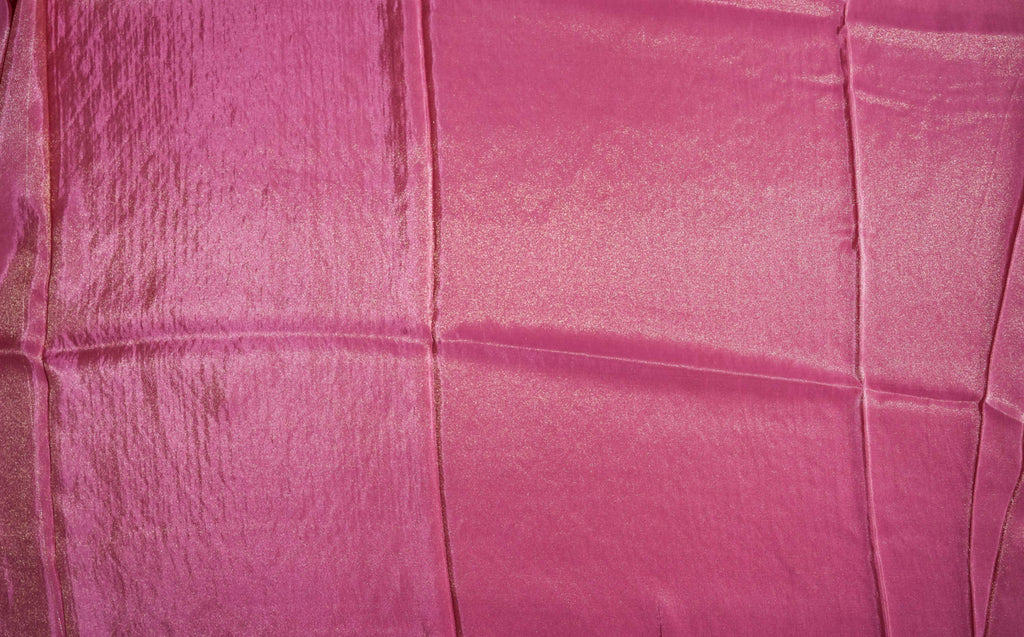 Pink Banarasi Tissue Saree