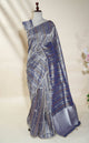 Multi Colour Banarasi Tissue Saree