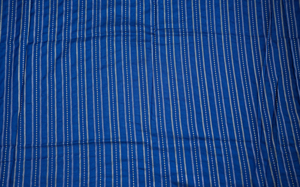 Navy Blue Banarasi Silk Saree