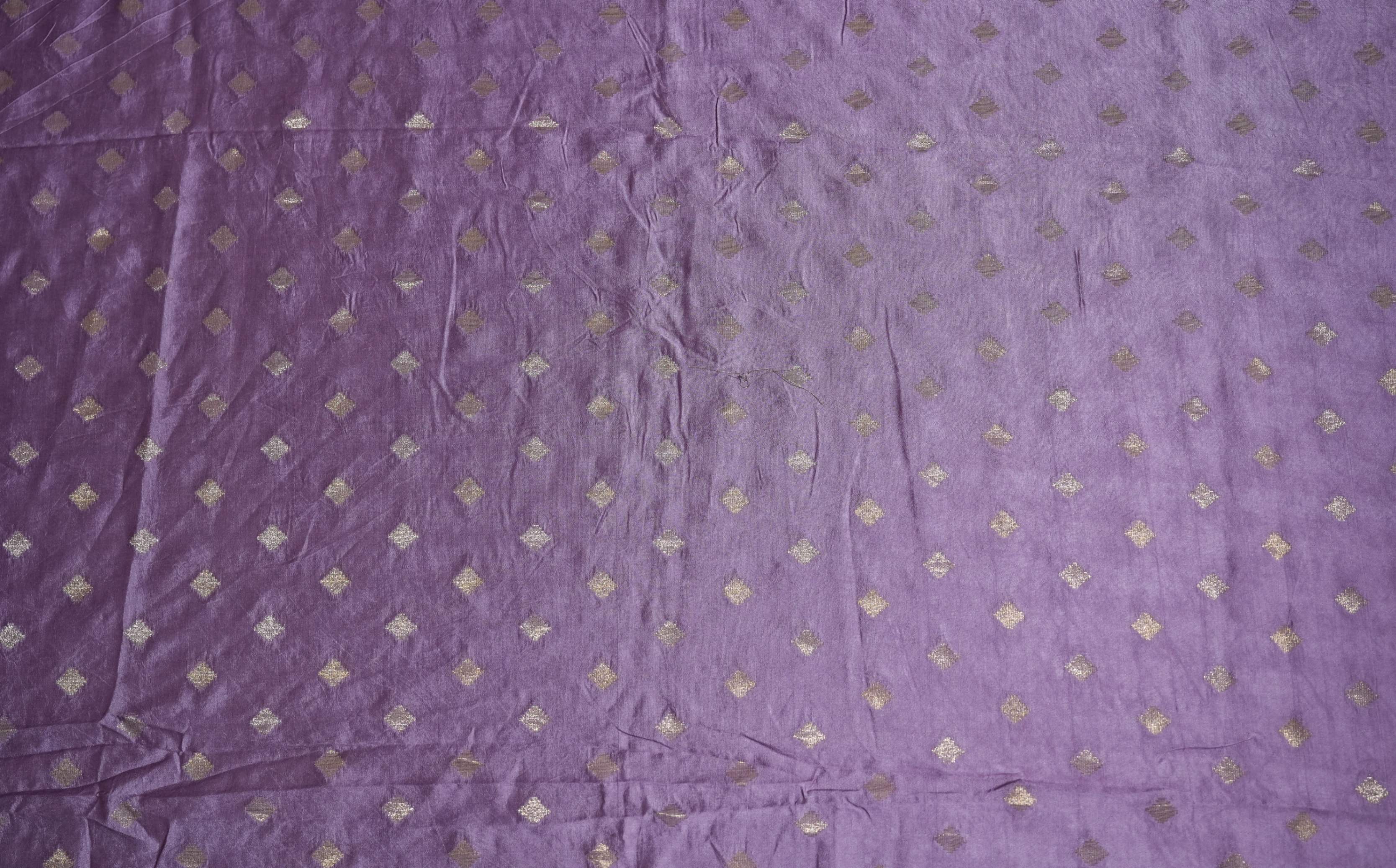 Purple Embroidery Organza Saree