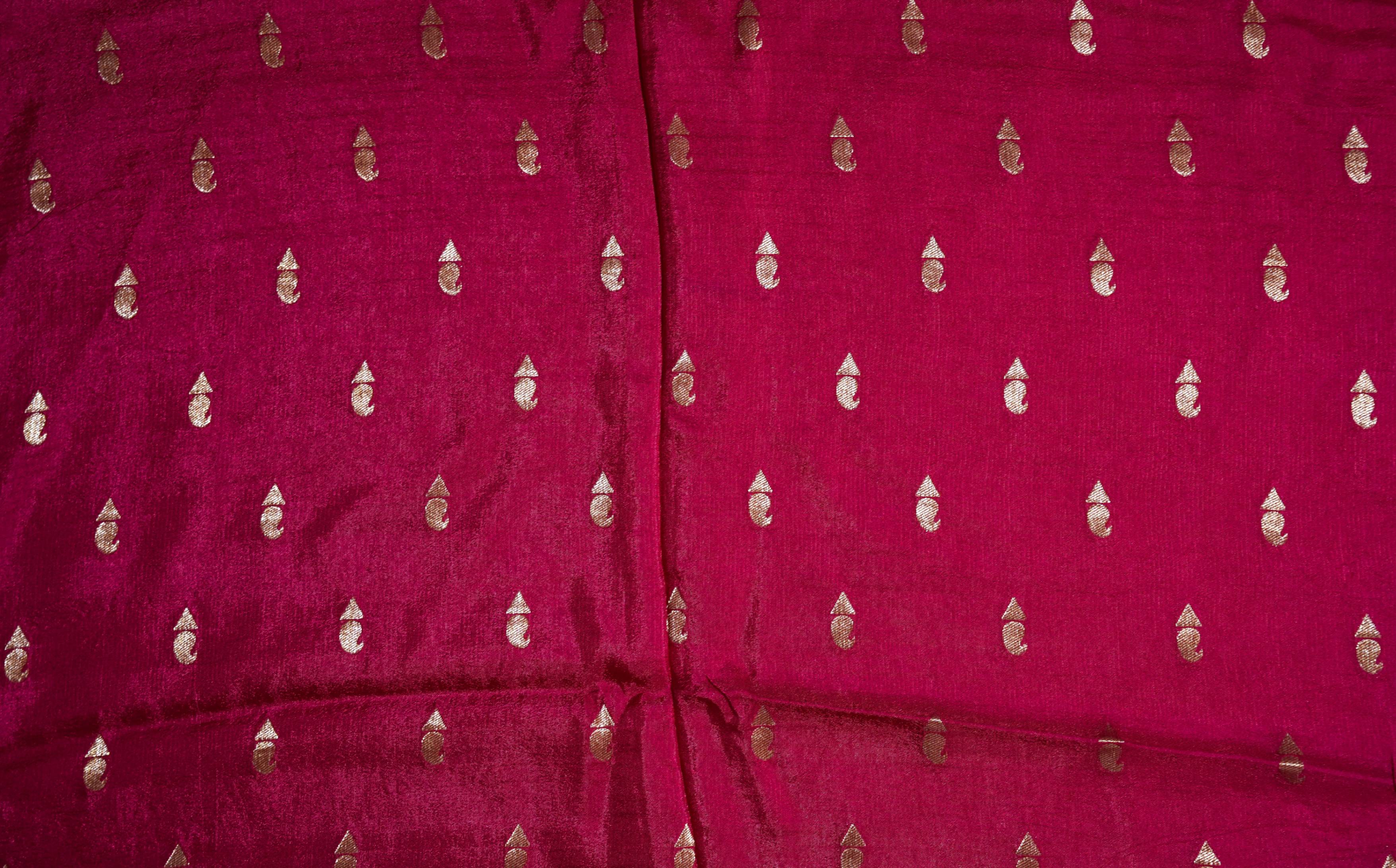 Yellow Banarasi Silk Saree