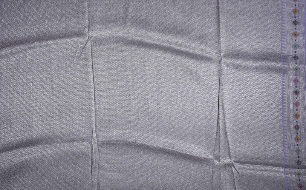 Purple Banarasi Dupion Saree