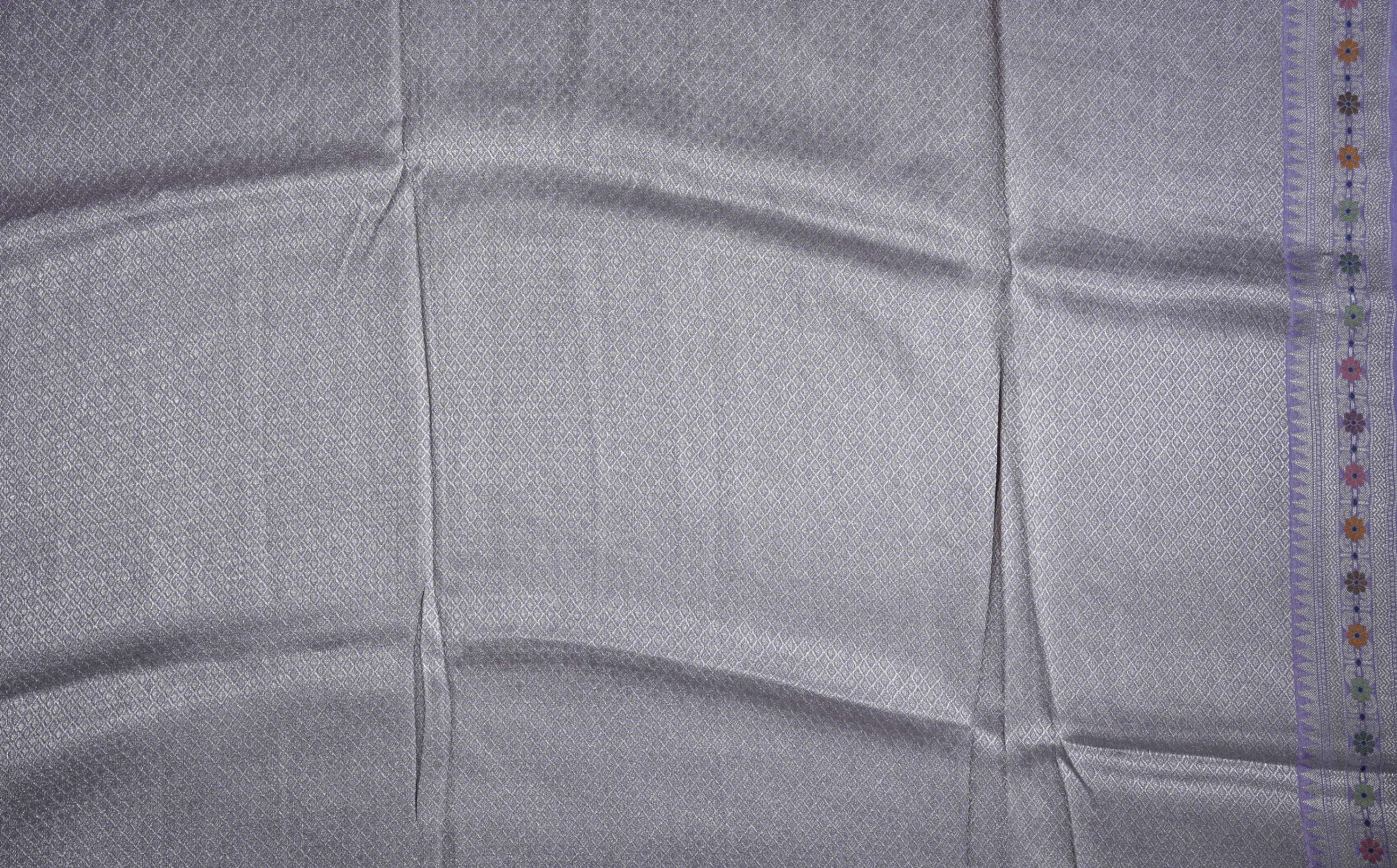 Purple Banarasi Dupion Saree