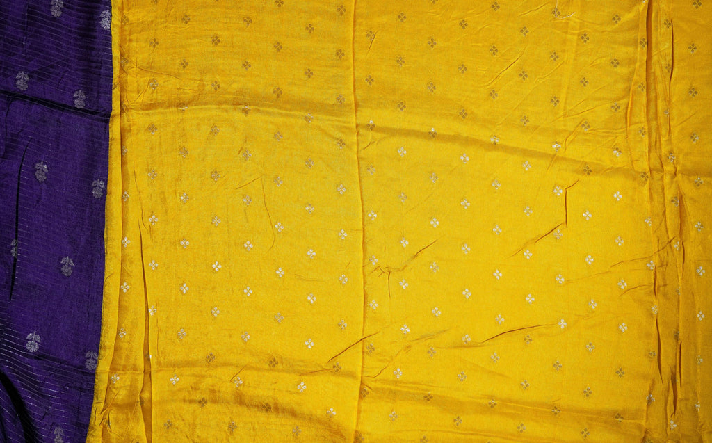 Purple Banarasi Silk Saree
