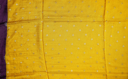 Purple Banarasi Silk Saree