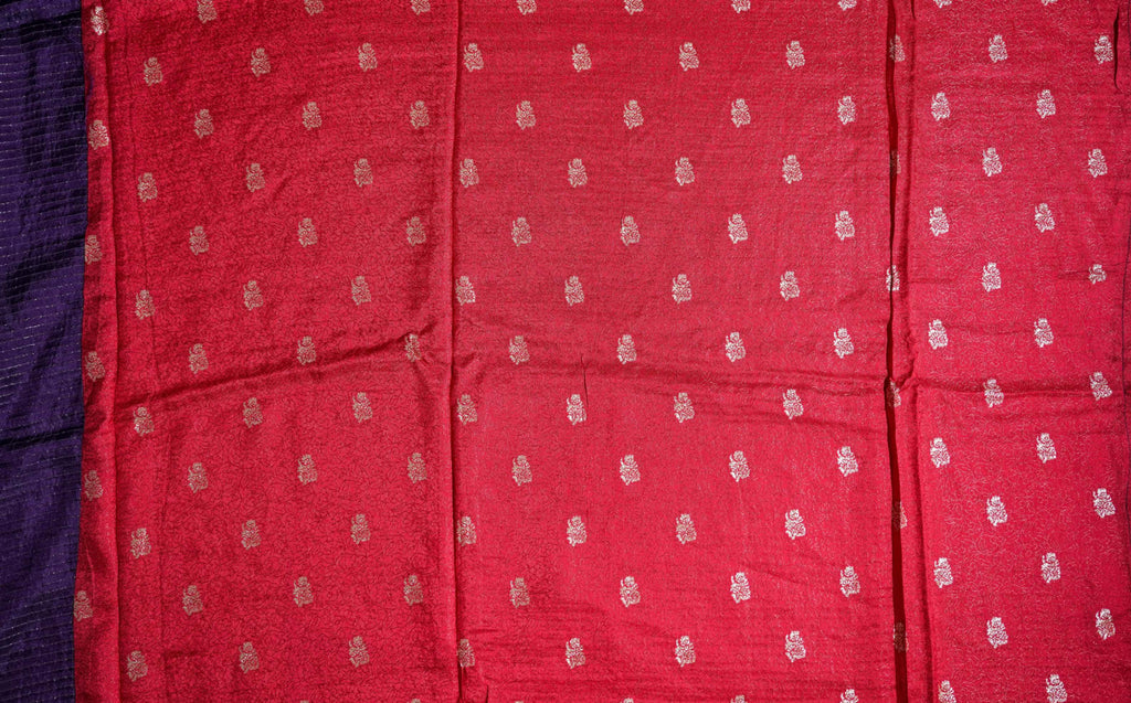 Purple Banarasi Silk Saree