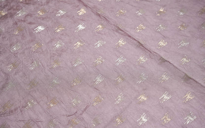 Pink Embroidery Tissue Saree