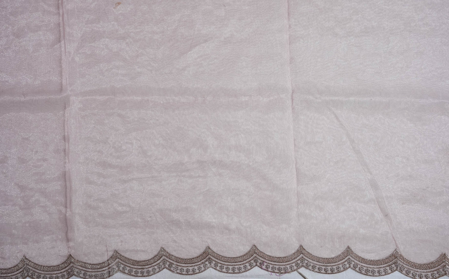 Pastel Embroidery Tissue Saree