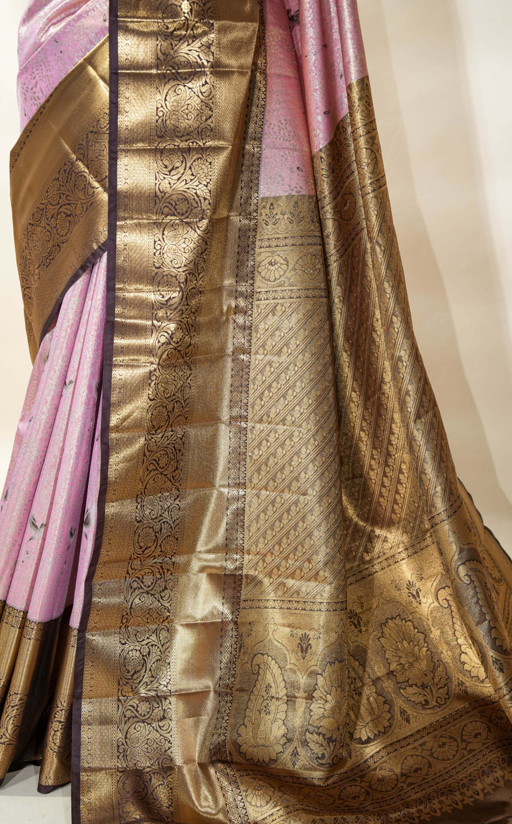 Pink Kanchipuram Saree