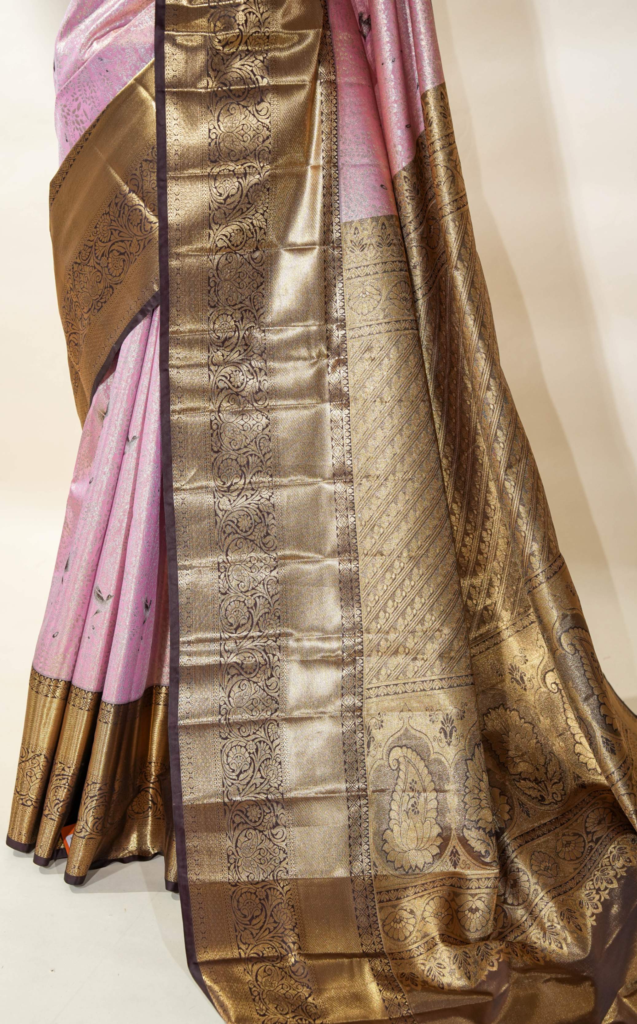Pink Kanchipuram Saree