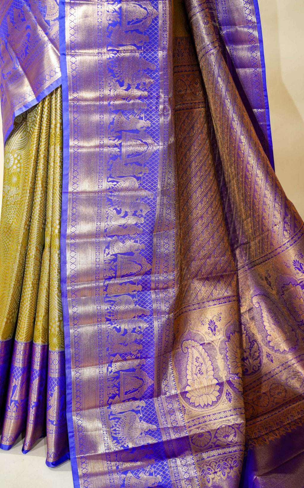 Gold Kanchipuram Saree