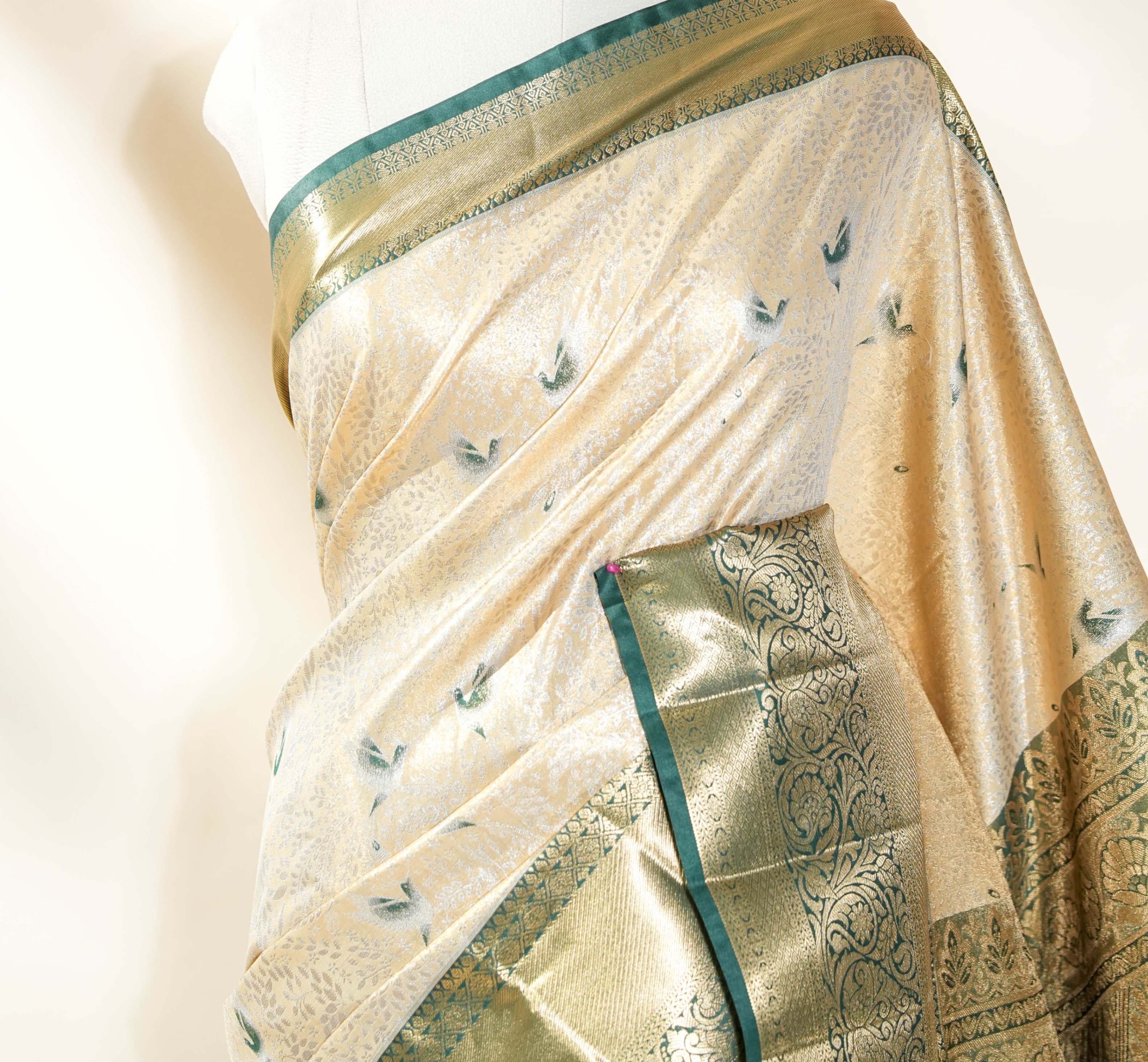 Gold Kanchipuram Saree