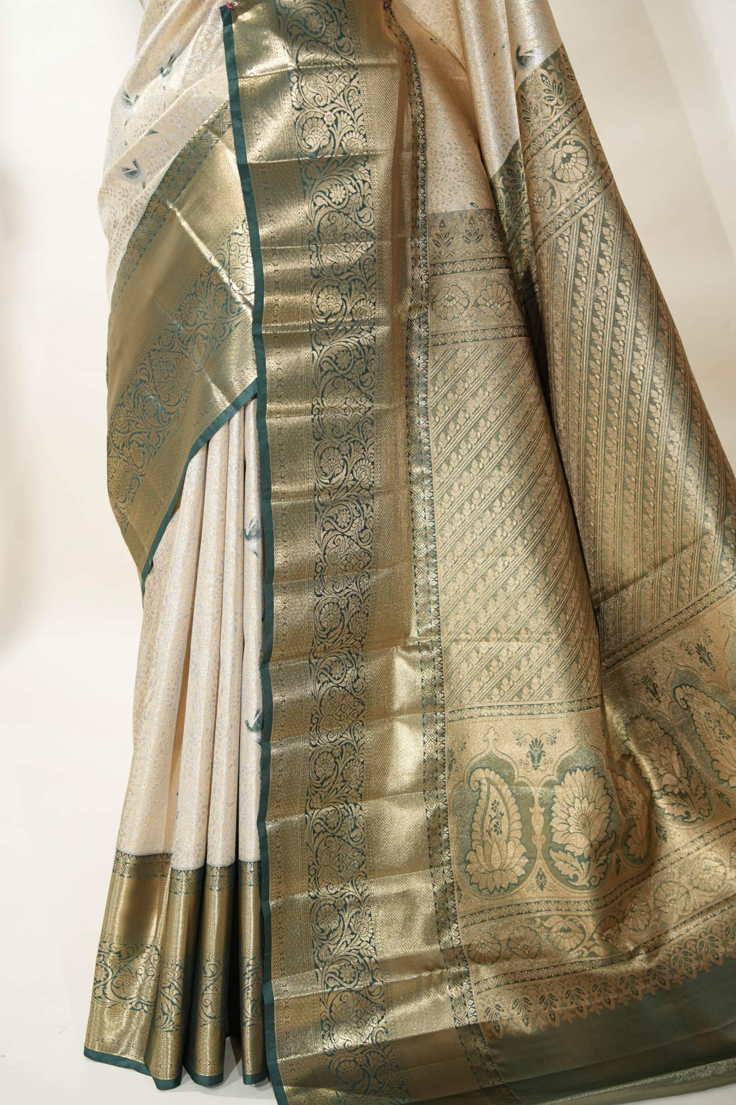 Gold Kanchipuram Saree