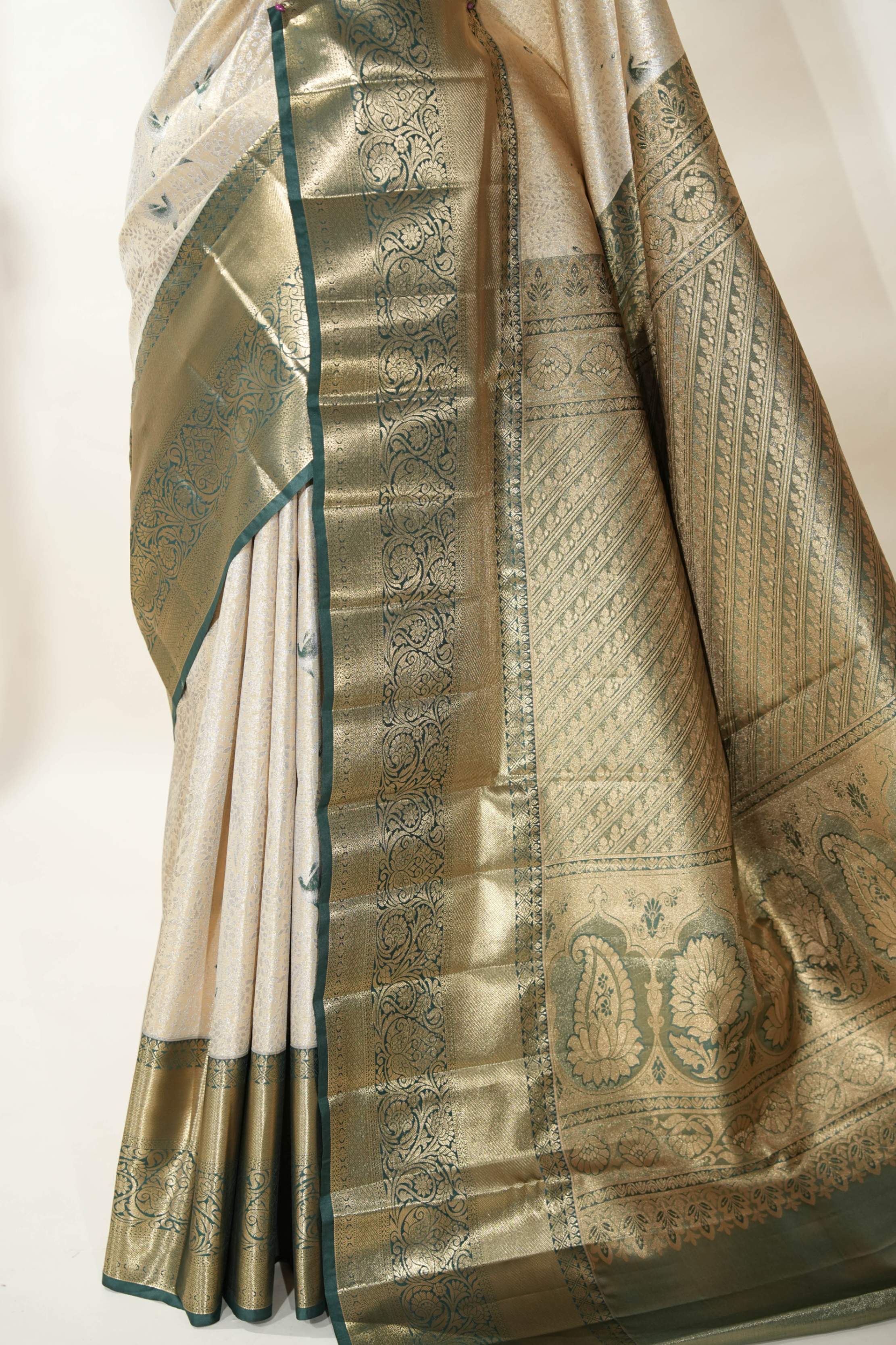 Gold Kanchipuram Saree