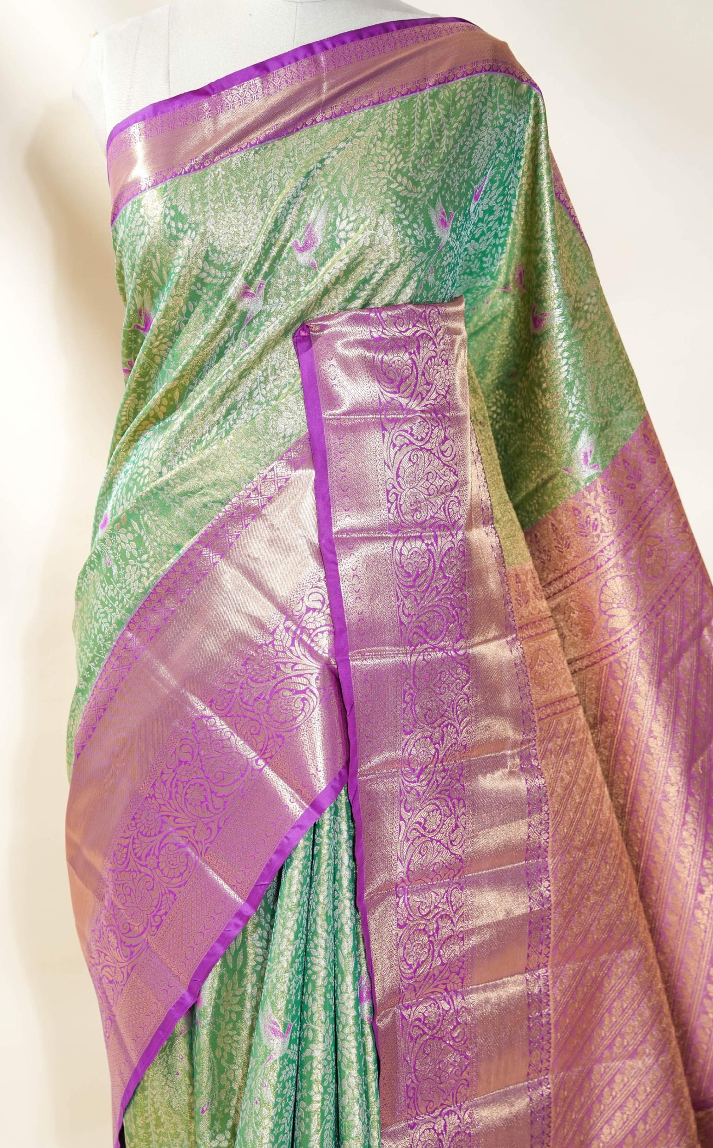 Ferozi Kanchipuram Saree