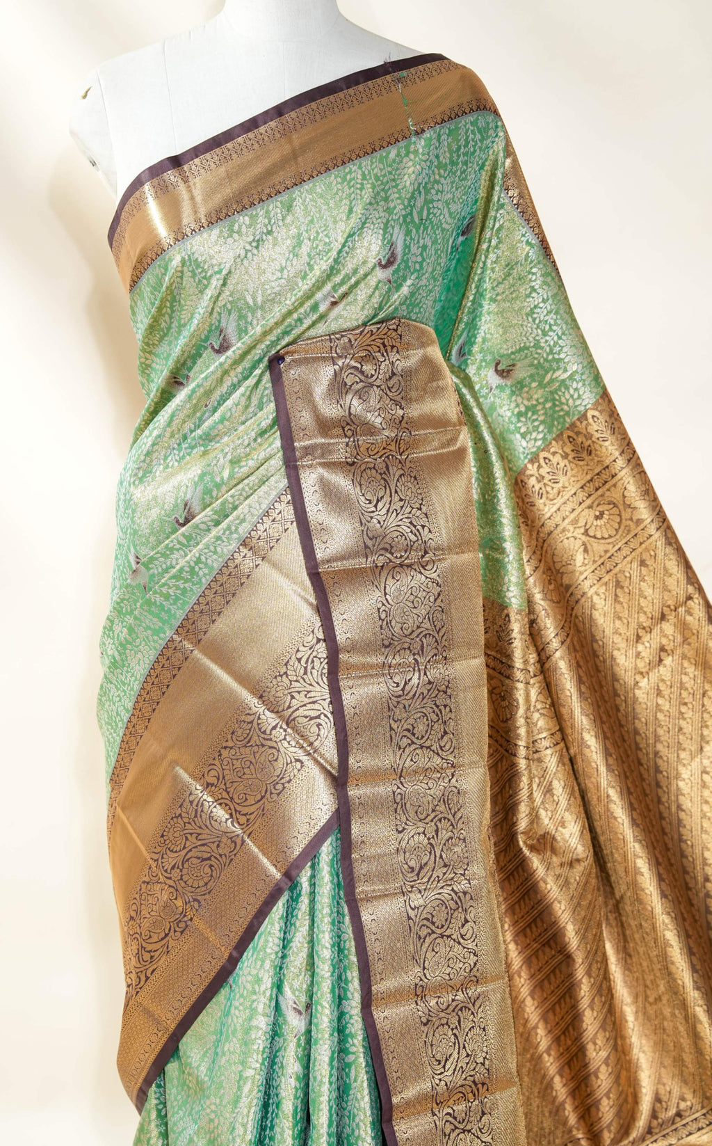 Ferozi Kanchipuram Saree