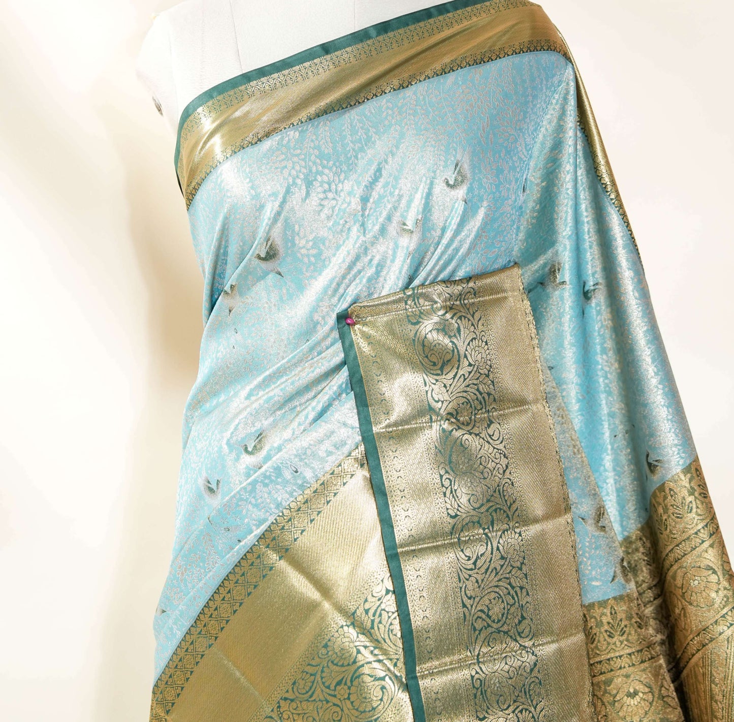 Ferozi Kanchipuram Saree