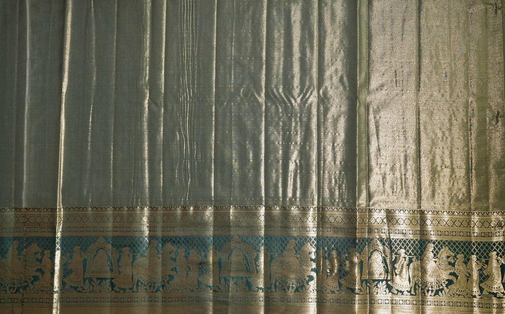 Orange Kanchipuram Saree