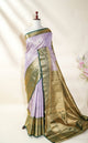 Purple Kanchipuram Saree