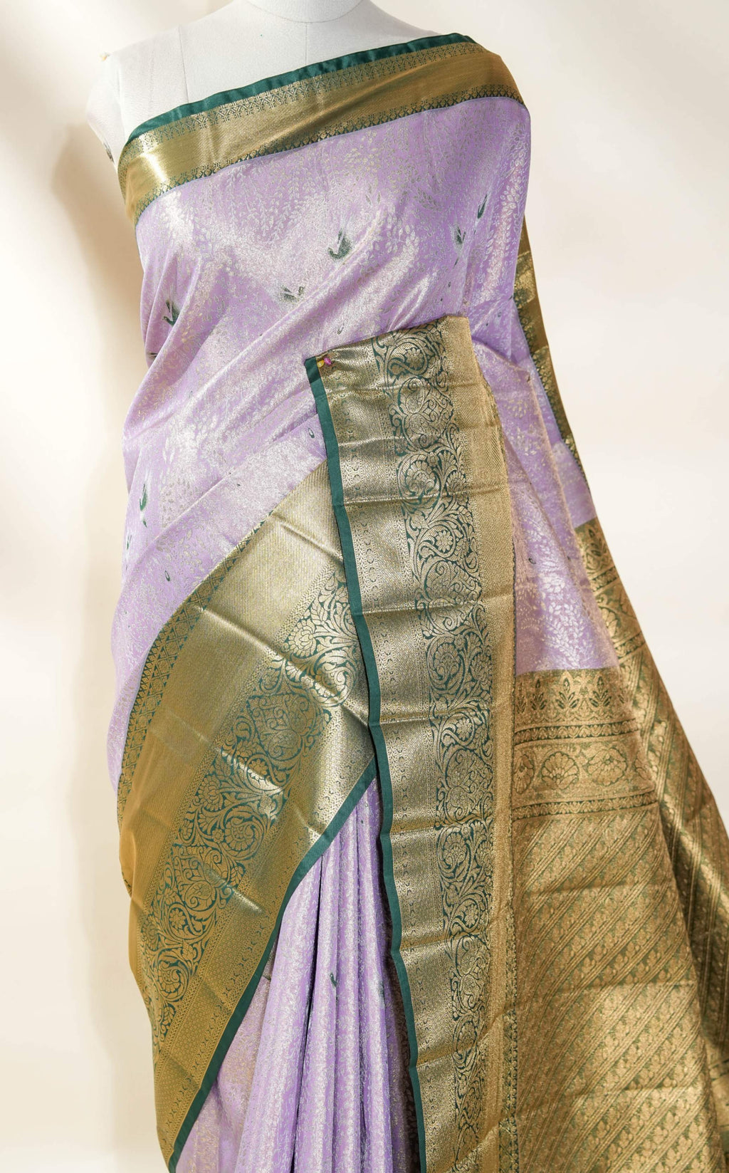 Purple Kanchipuram Saree
