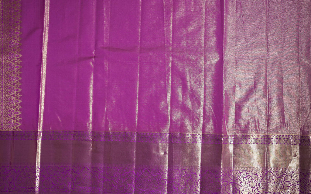 Purple Kanchipuram Saree