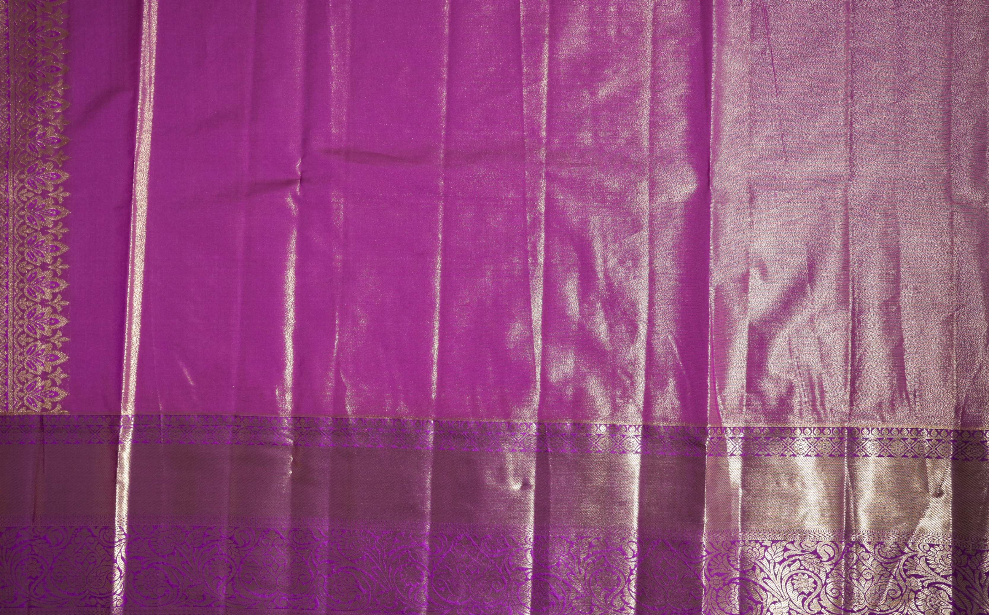 Purple Kanchipuram Saree