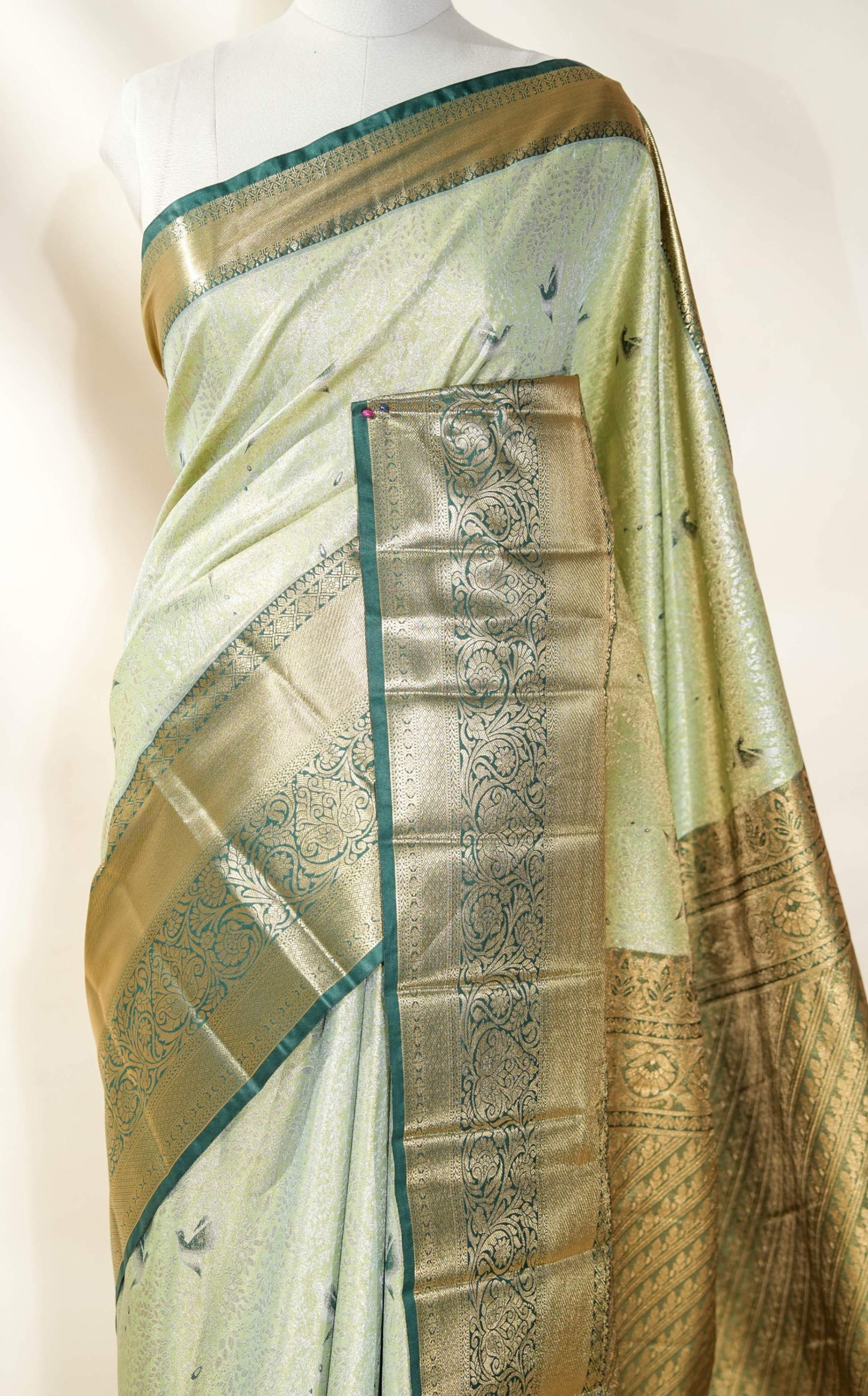 Ferozi Kanchipuram Saree