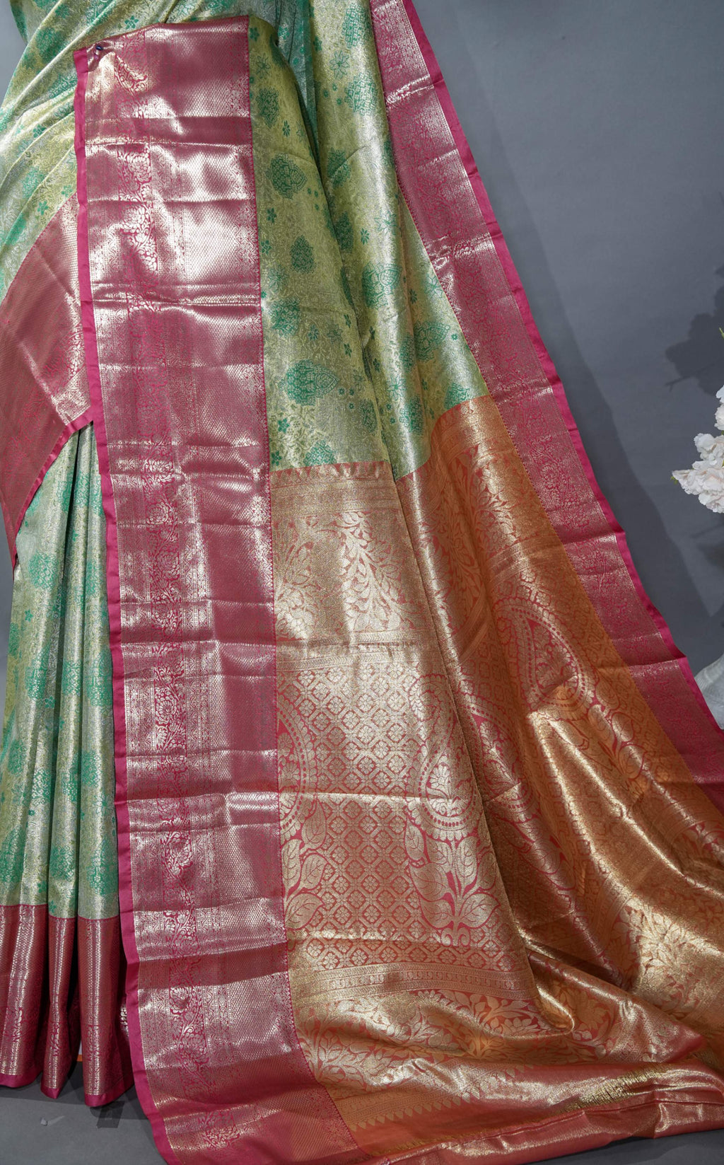 Gold Kanchipuram Saree