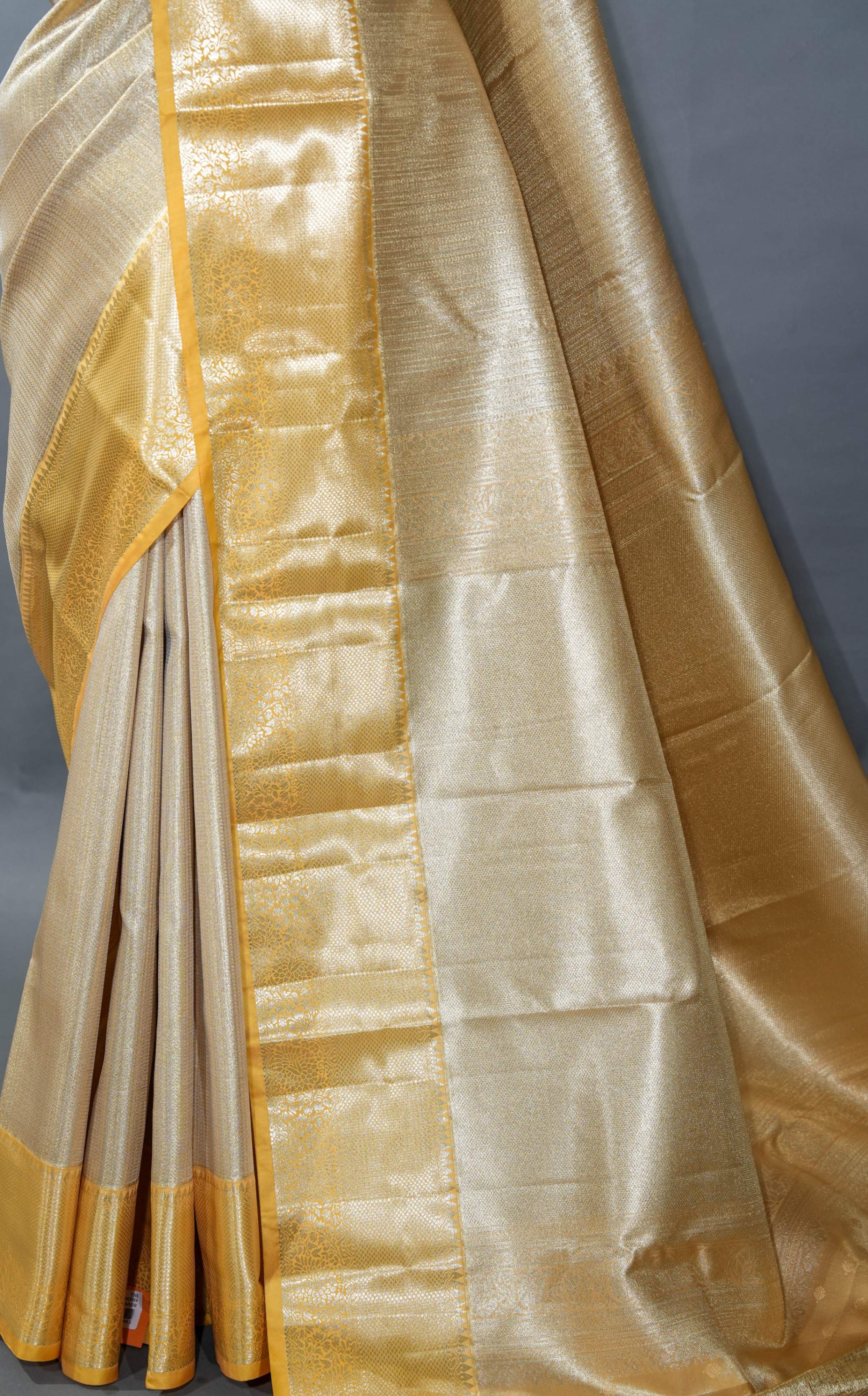 Gold Kanchipuram Saree