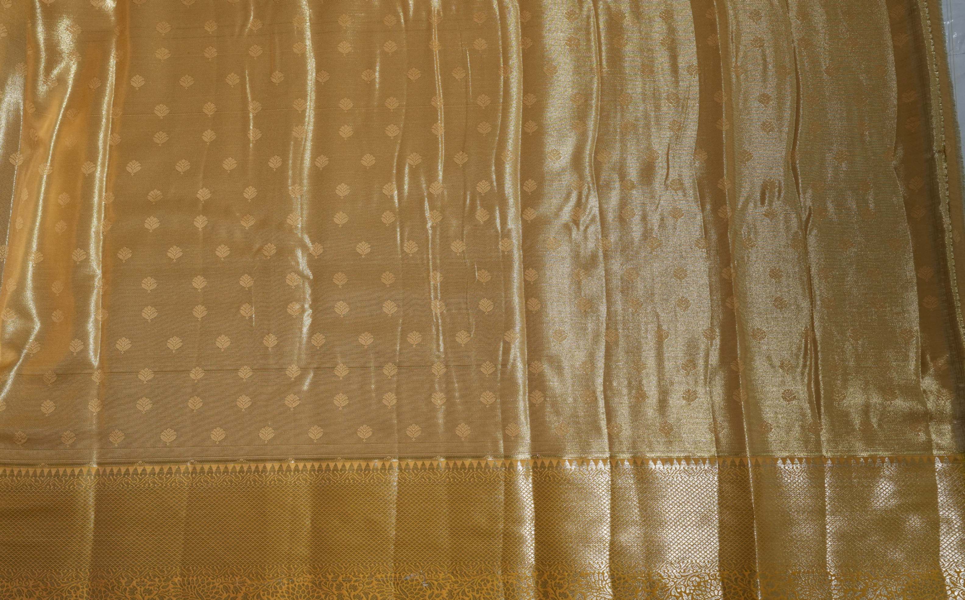 Gold Kanchipuram Saree
