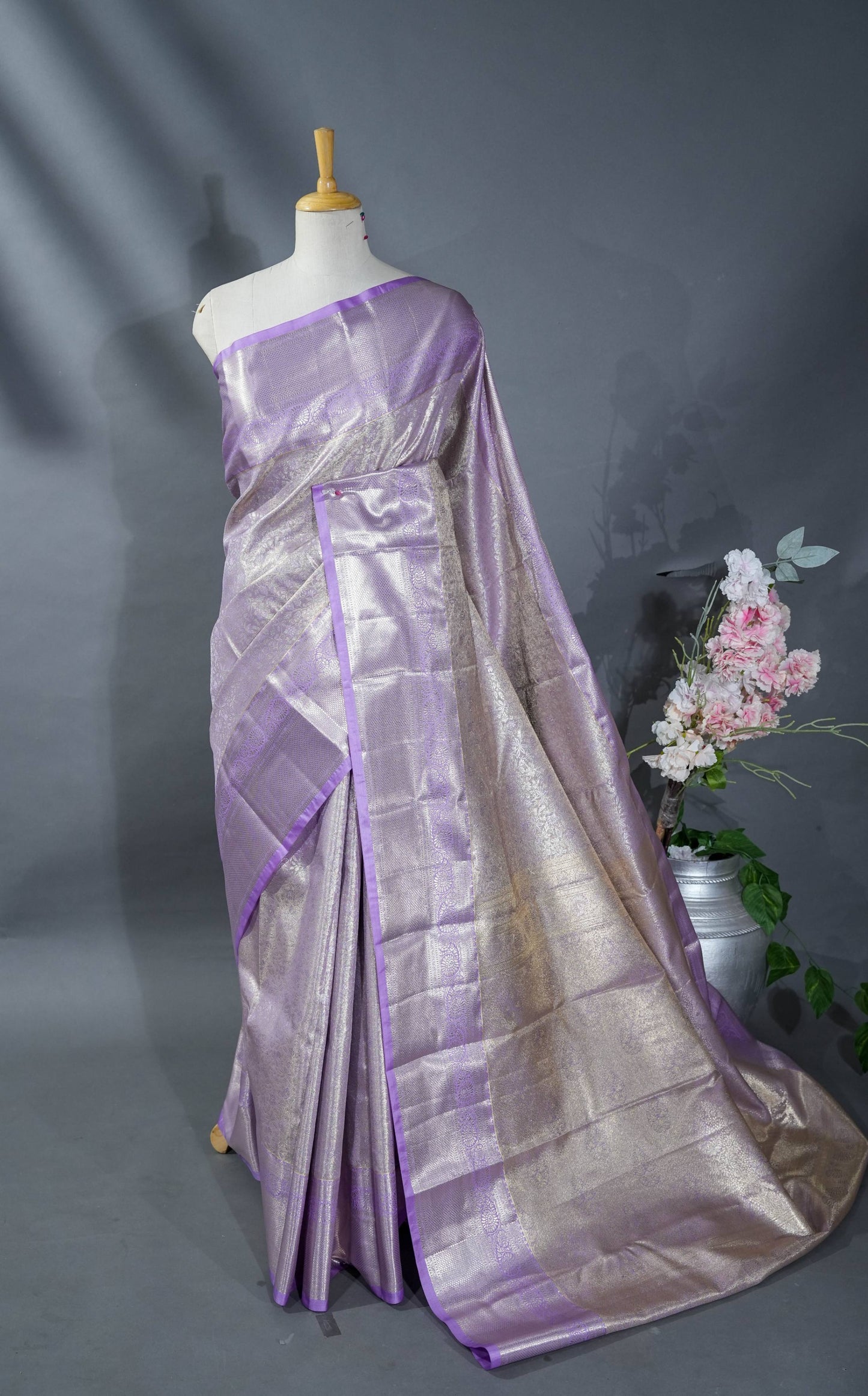 Gold Kanchipuram Saree