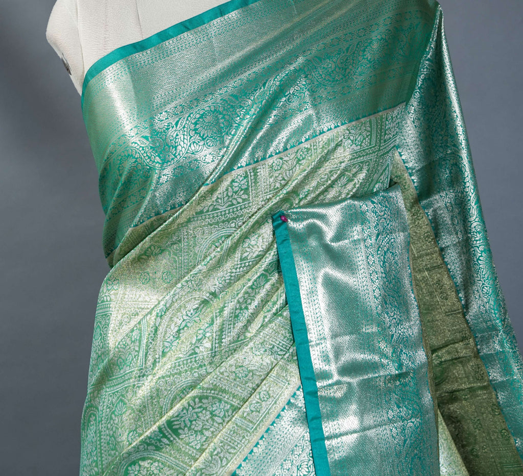 Green Kanchipuram Saree