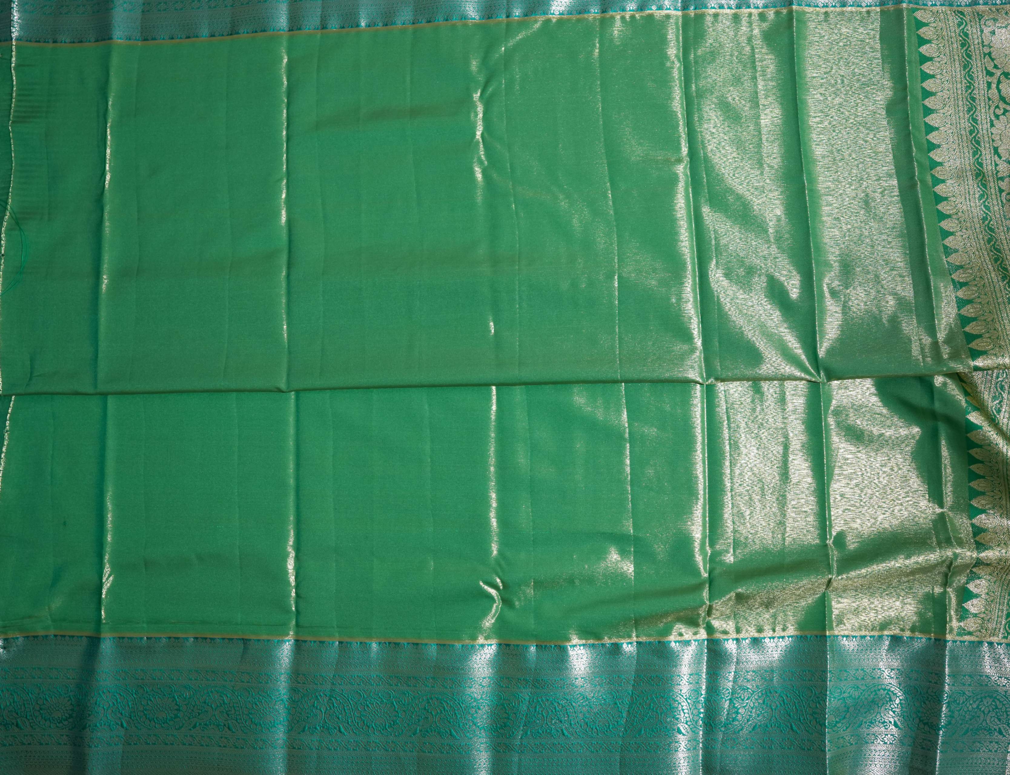 Green Kanchipuram Saree