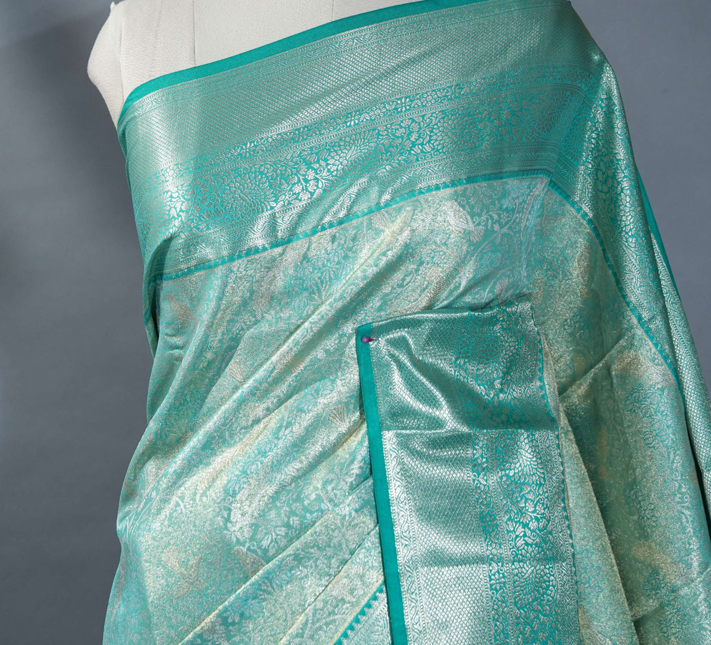Ferozi Kanchipuram Saree