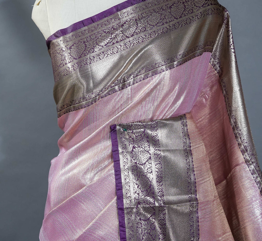 Pink Kanchipuram Saree