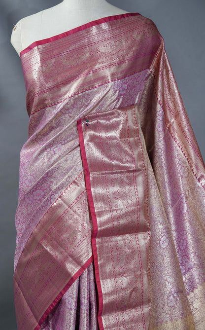 Pink Kanchipuram Saree