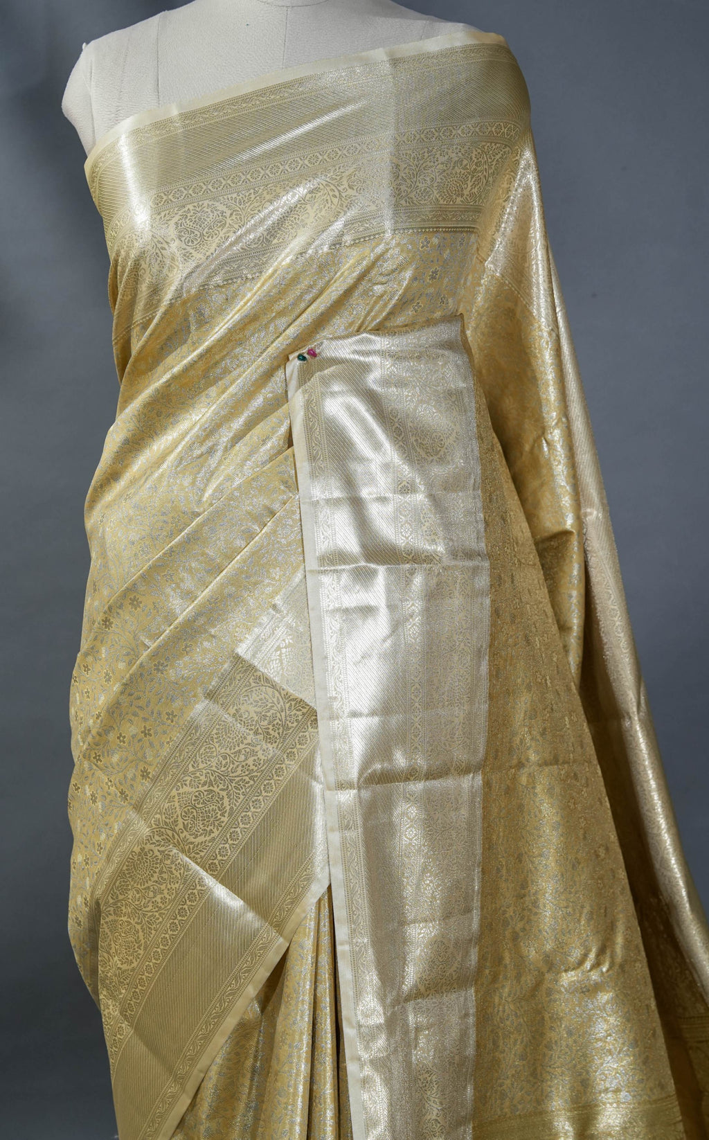 Gold Kanchipuram Saree