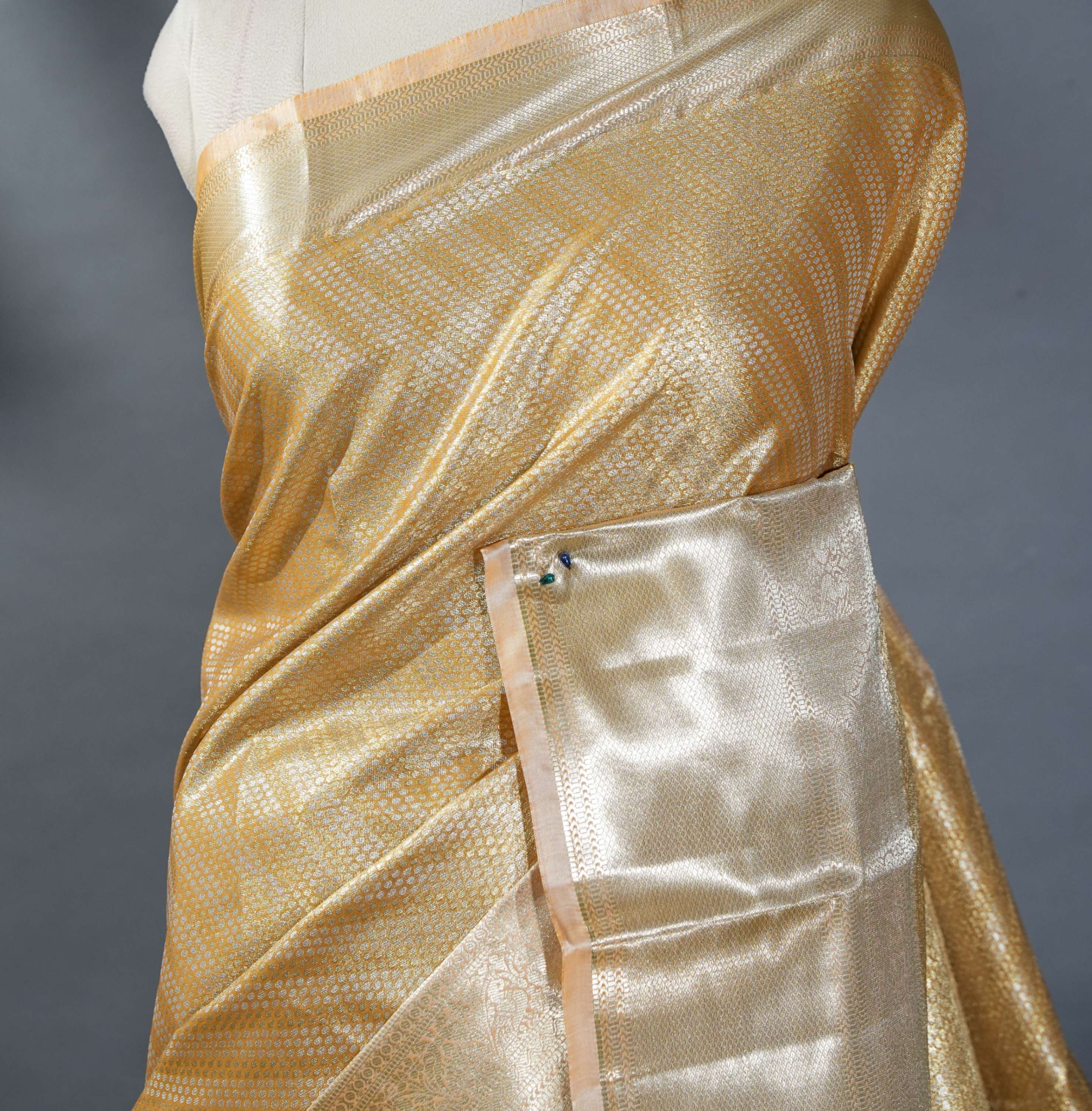 Gold Kanchipuram Saree