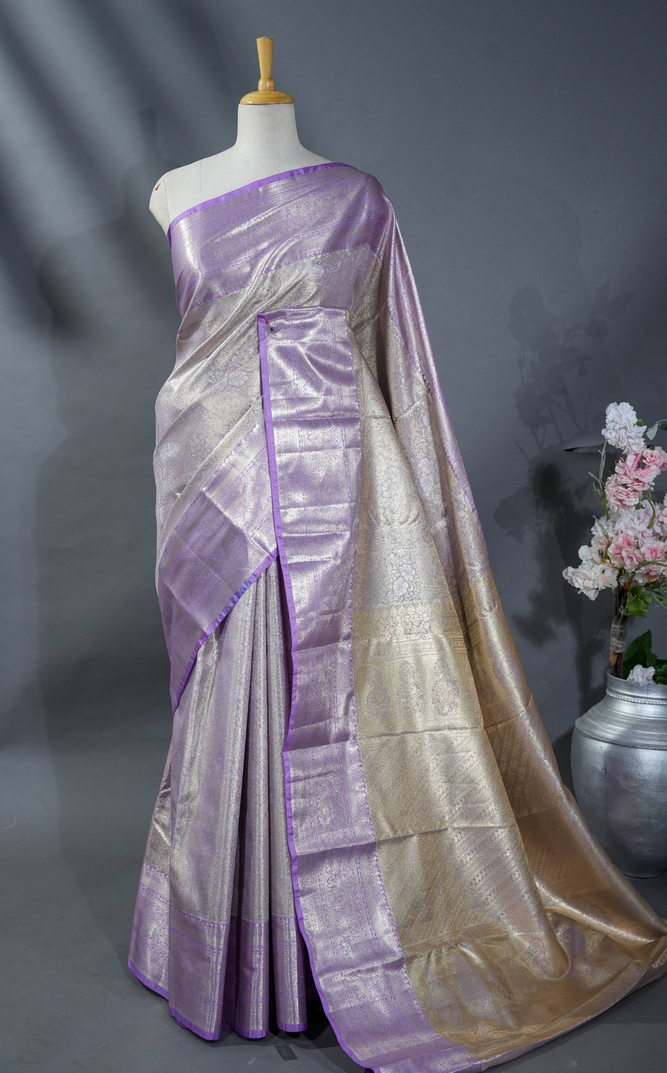 Gold Kanchipuram Saree