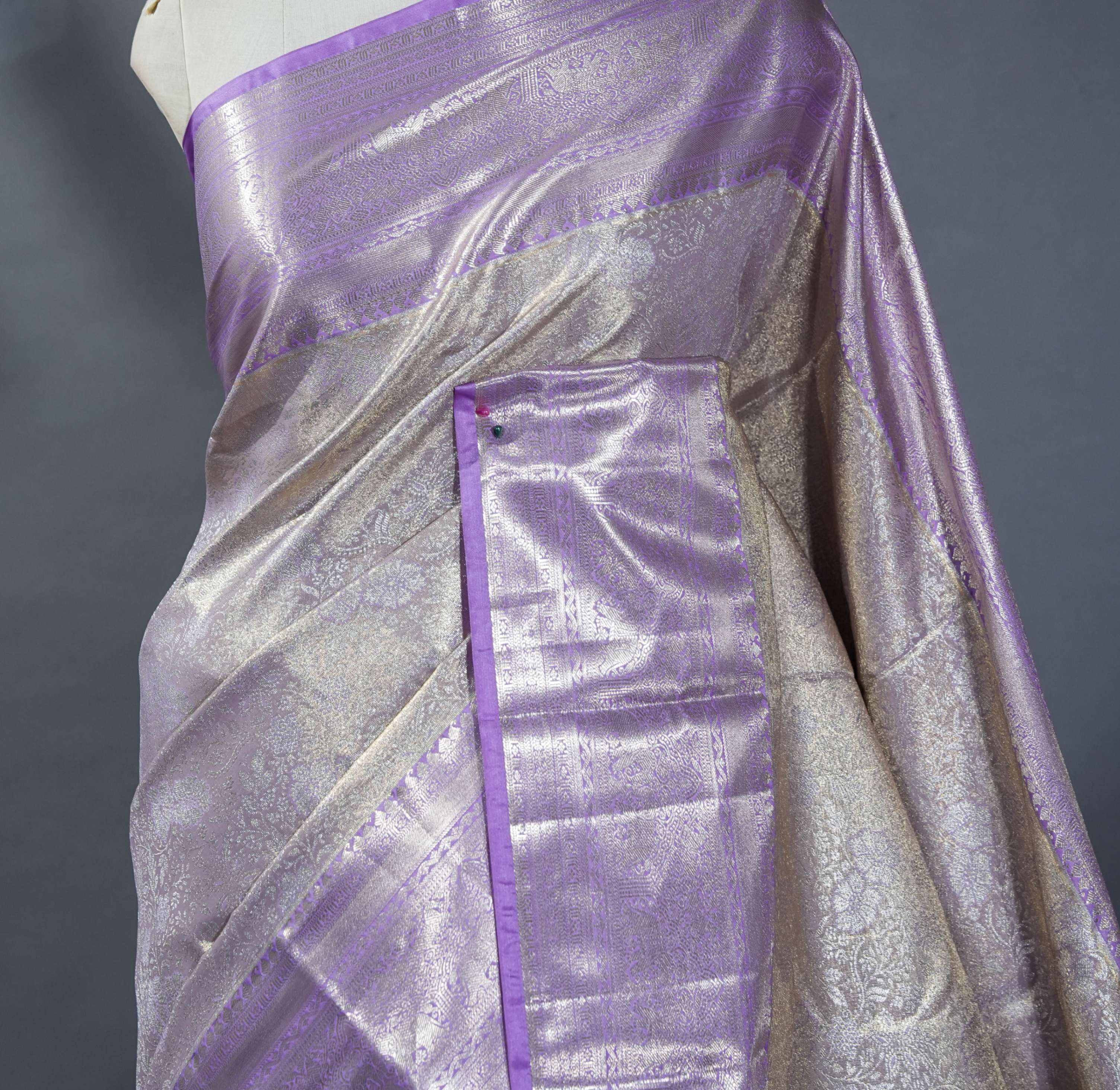 Gold Kanchipuram Saree