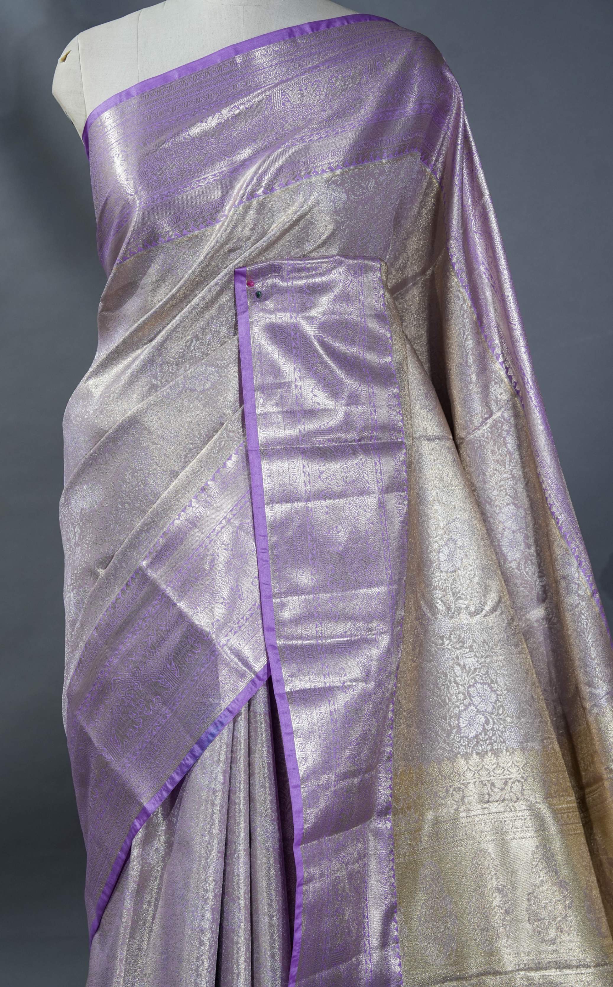 Gold Kanchipuram Saree