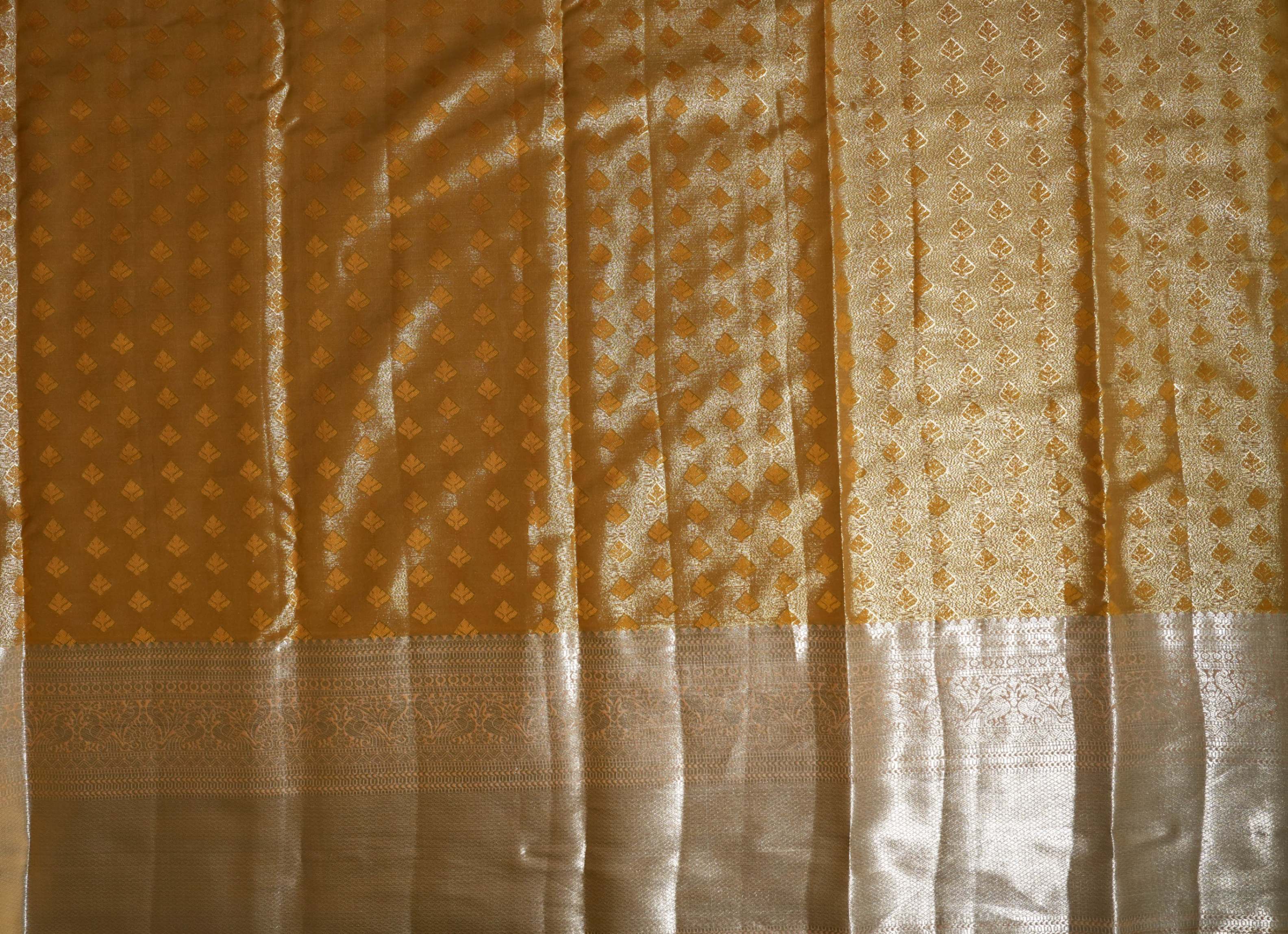 Gold Kanchipuram Saree