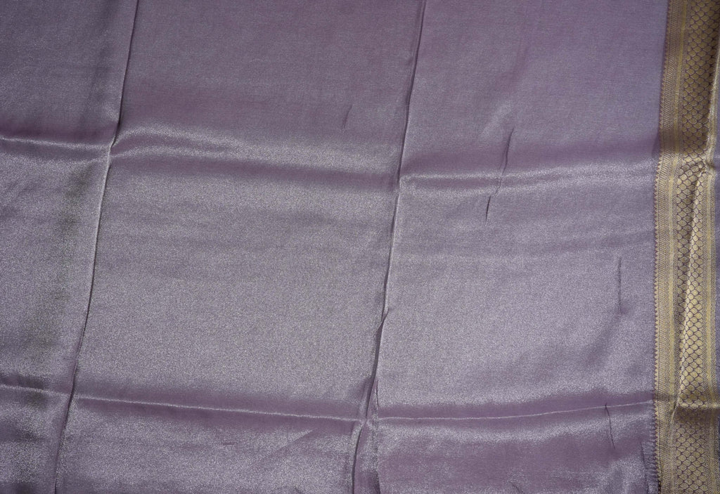 Purple Banarasi Tissue Saree